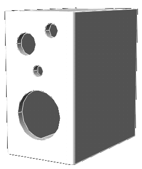 Speakers 3D Rendered