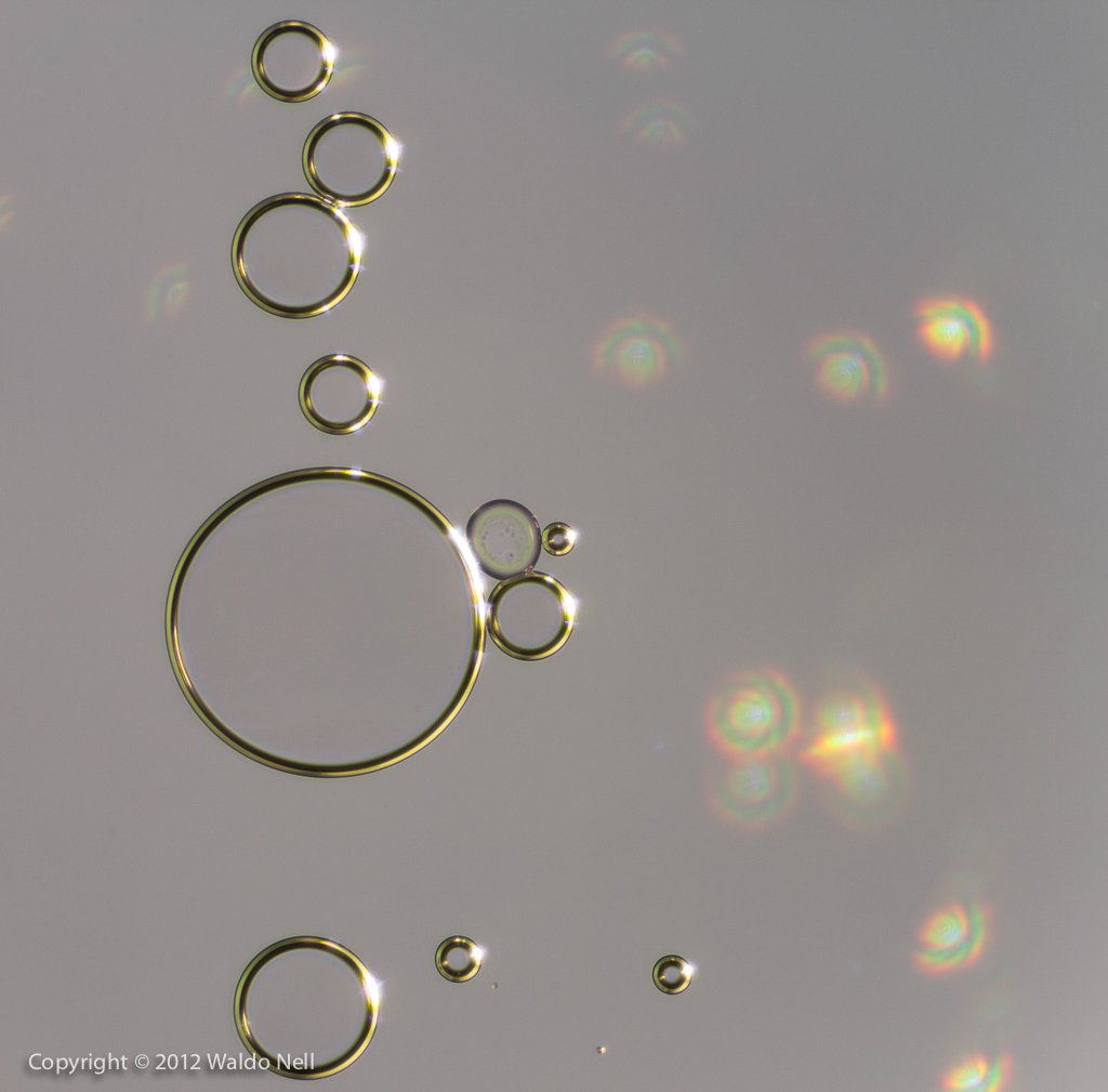 Microscopic bubbles