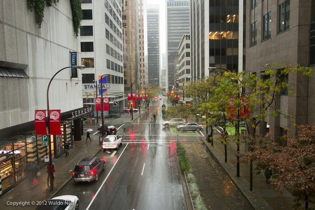 View from Pacific Centre