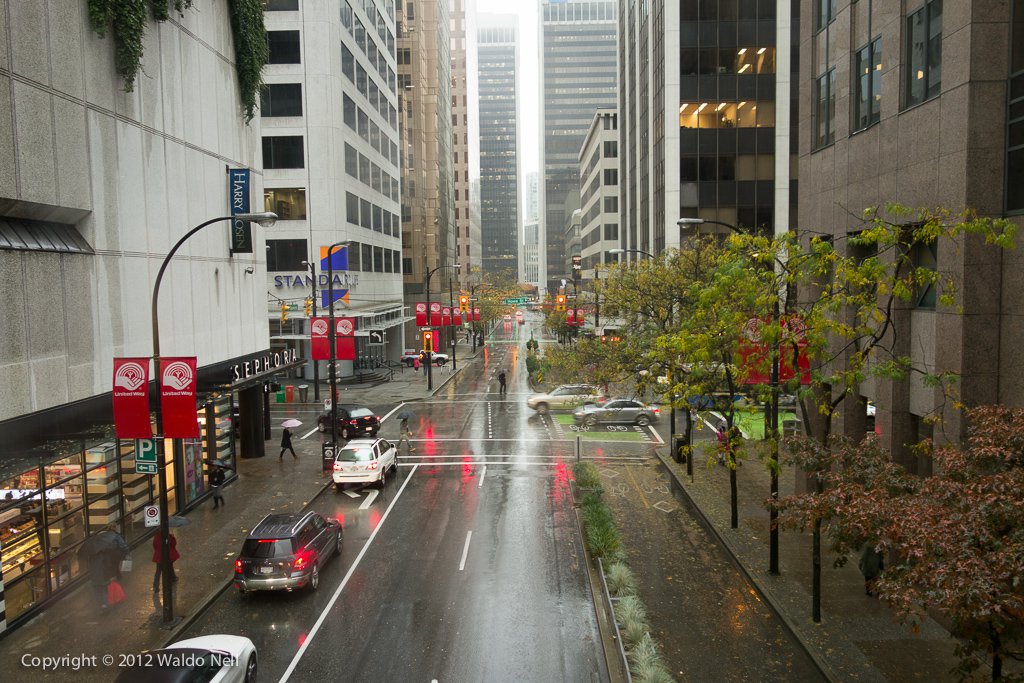 View from Pacific Centre