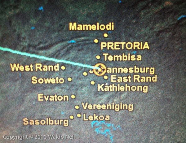Satellite Map of South Africa