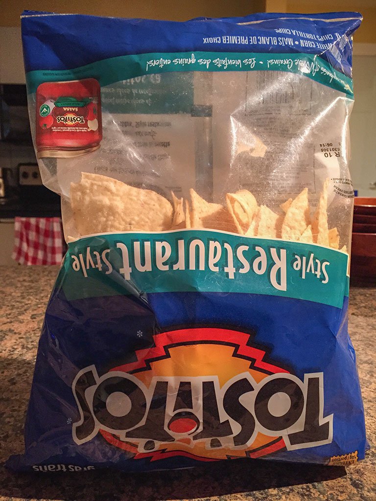 Empty Pack of Tortilla chips