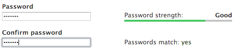 Drupal Password Meter