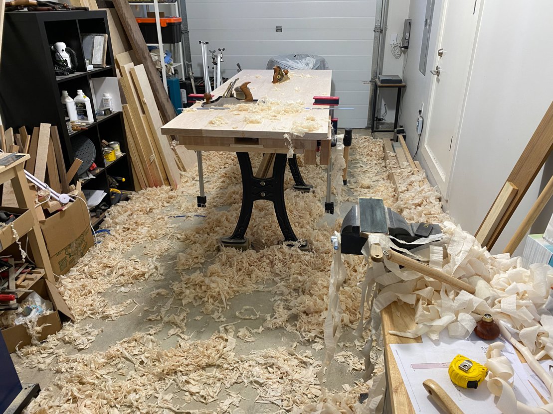 So many shavings...