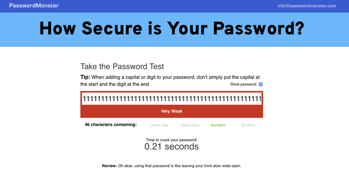 Password Strength