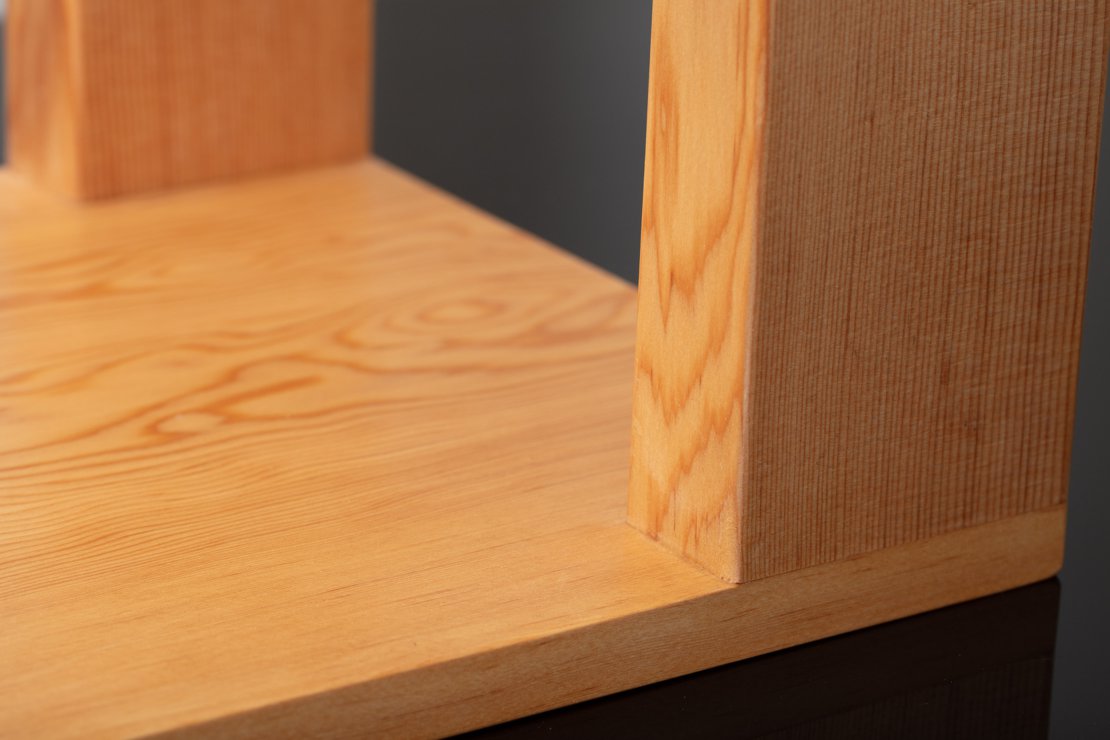 Side Table Closeup of Mortise / Tenon joint