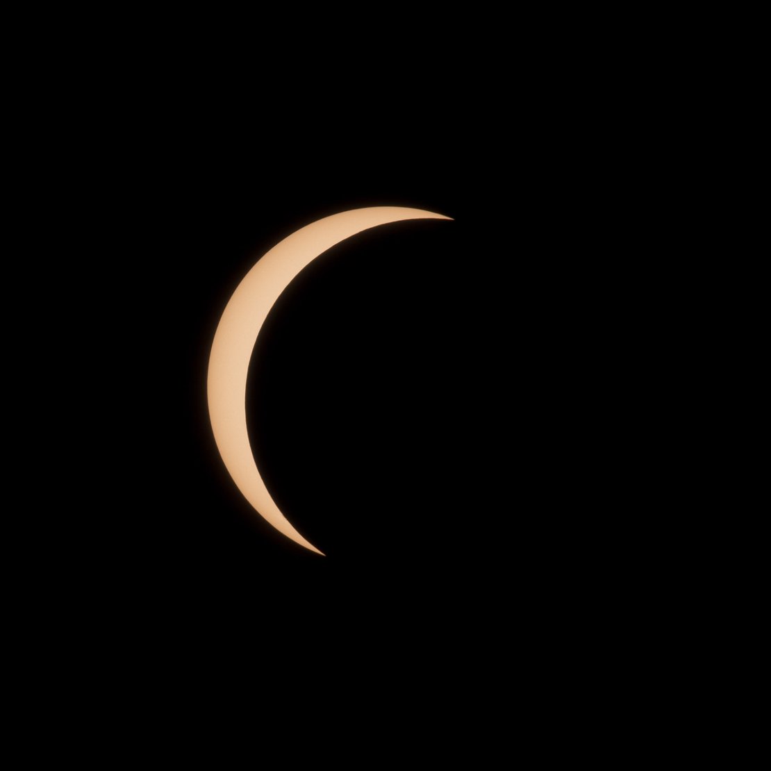 86.9% Solar Eclipse 2017 from Vancouver - Maximum