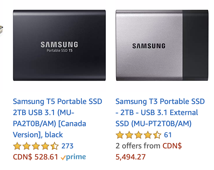Amazon.ca price madness